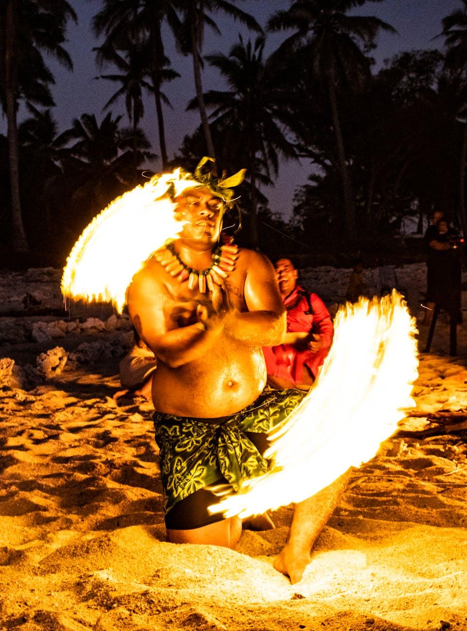 Polynesian cultural performance featuring traditional dance and song