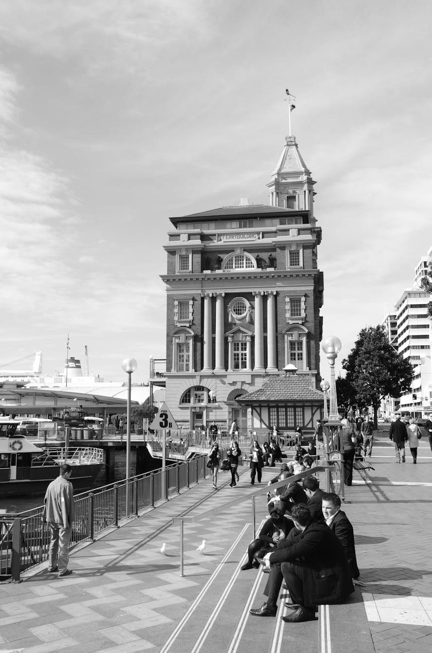 Auckland Britomart heritage warehouse shopping precinct