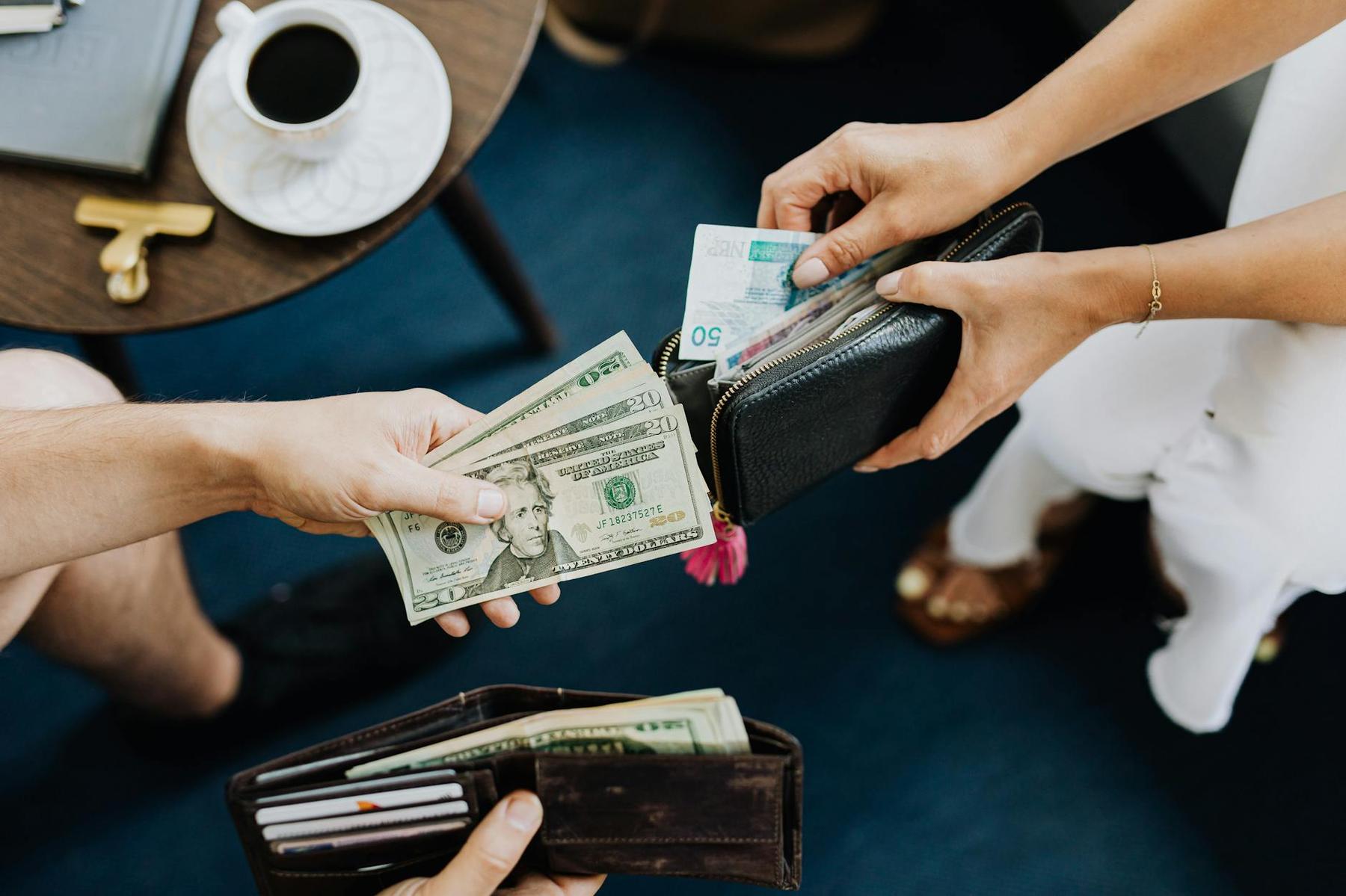 Currency exchange travel money cards setup