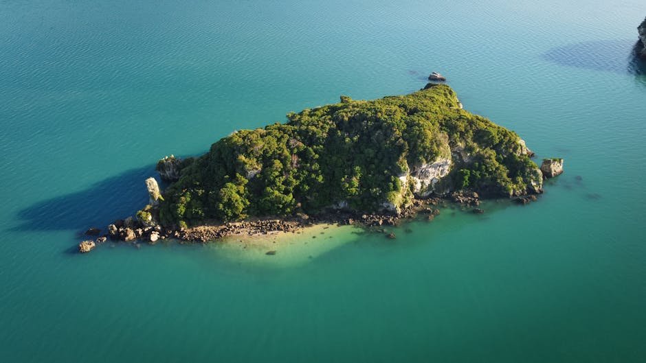 Hauraki Gulf islands — aerial view