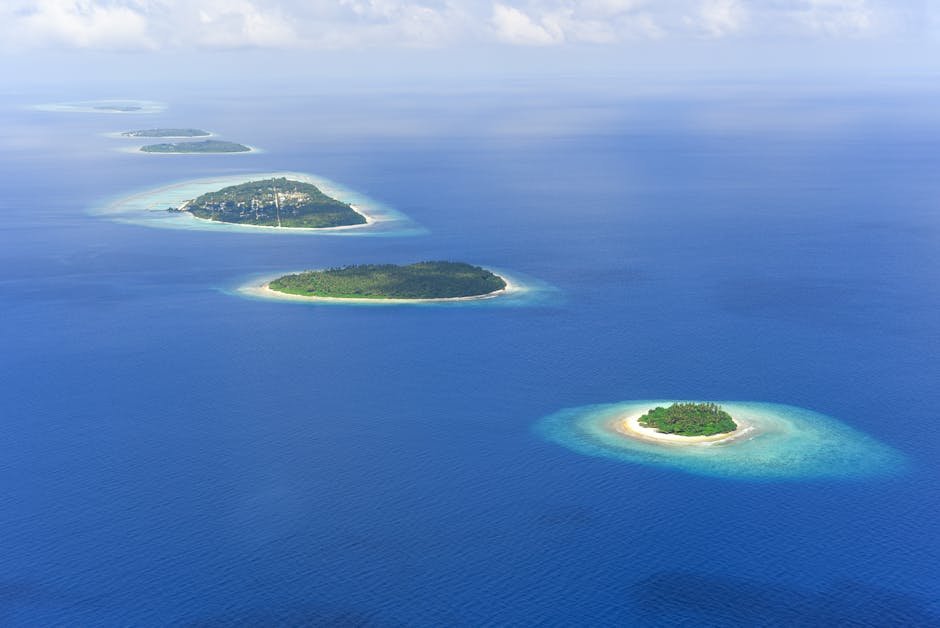 Hauraki Gulf islands — turquoise waters