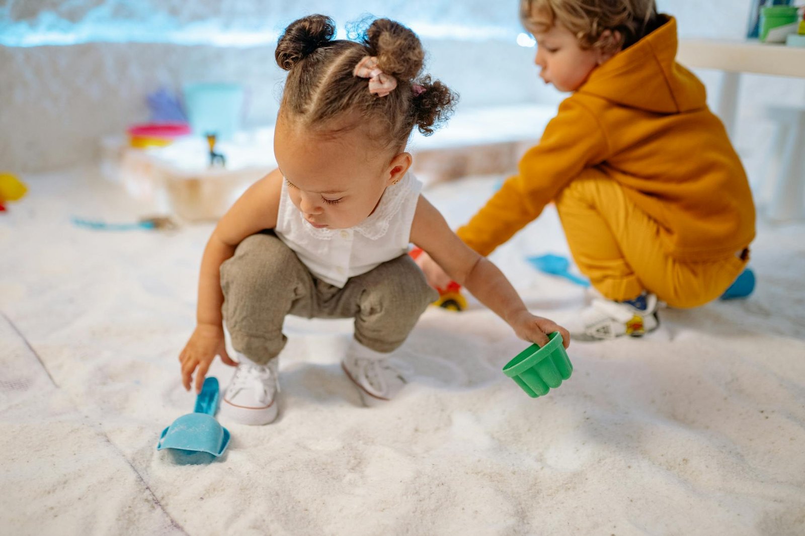 Family beaches Auckland — kids playing safely