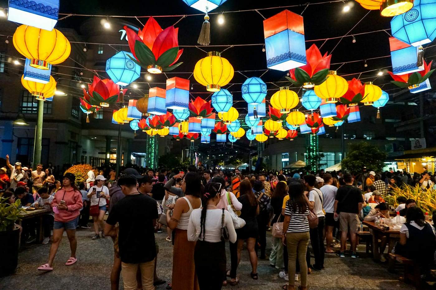 Auckland night markets — lantern lights atmosphere