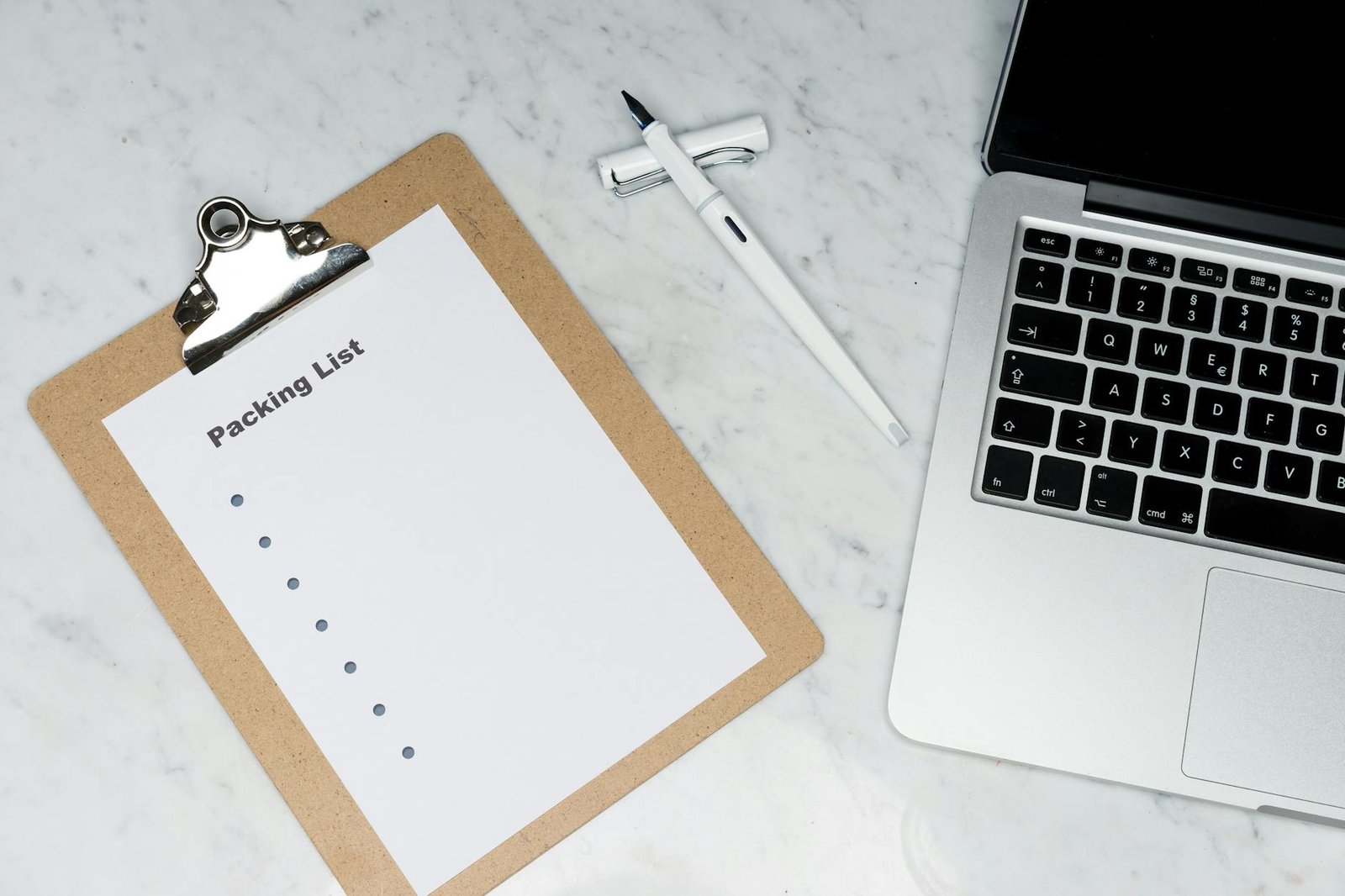 Auckland packing checklist — organised packing
