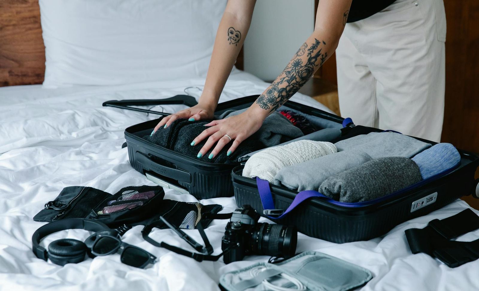 Auckland packing list — travel suitcase essentials