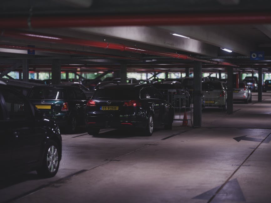 parking in Auckland — multilevel car park