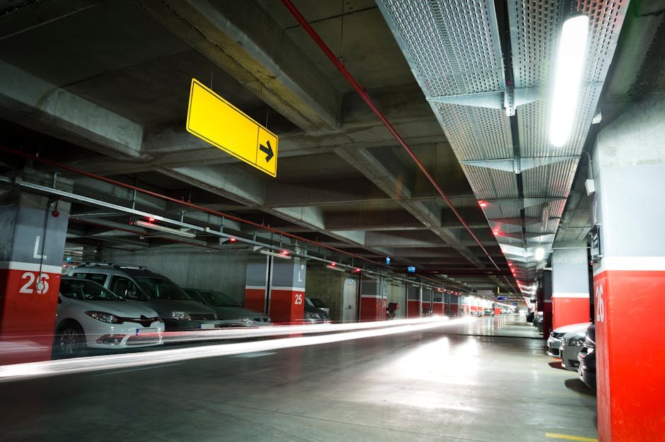 parking in Auckland — underground garage