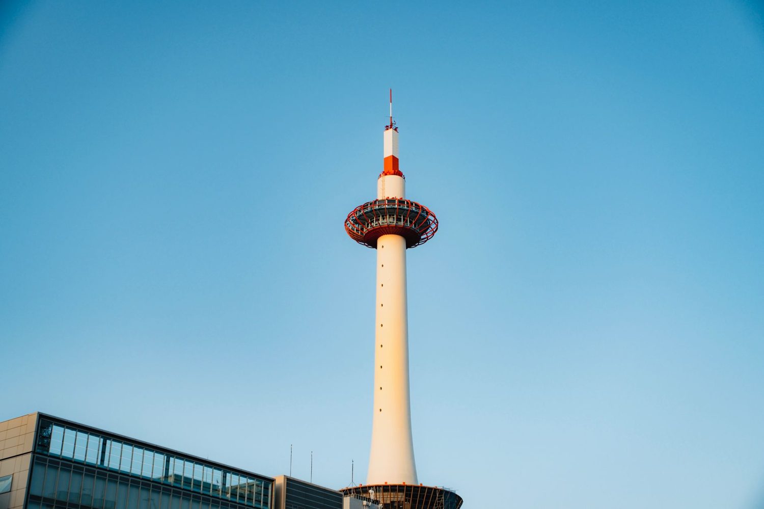 The Sky Tower rising above the Auckland CBD and Federal Street