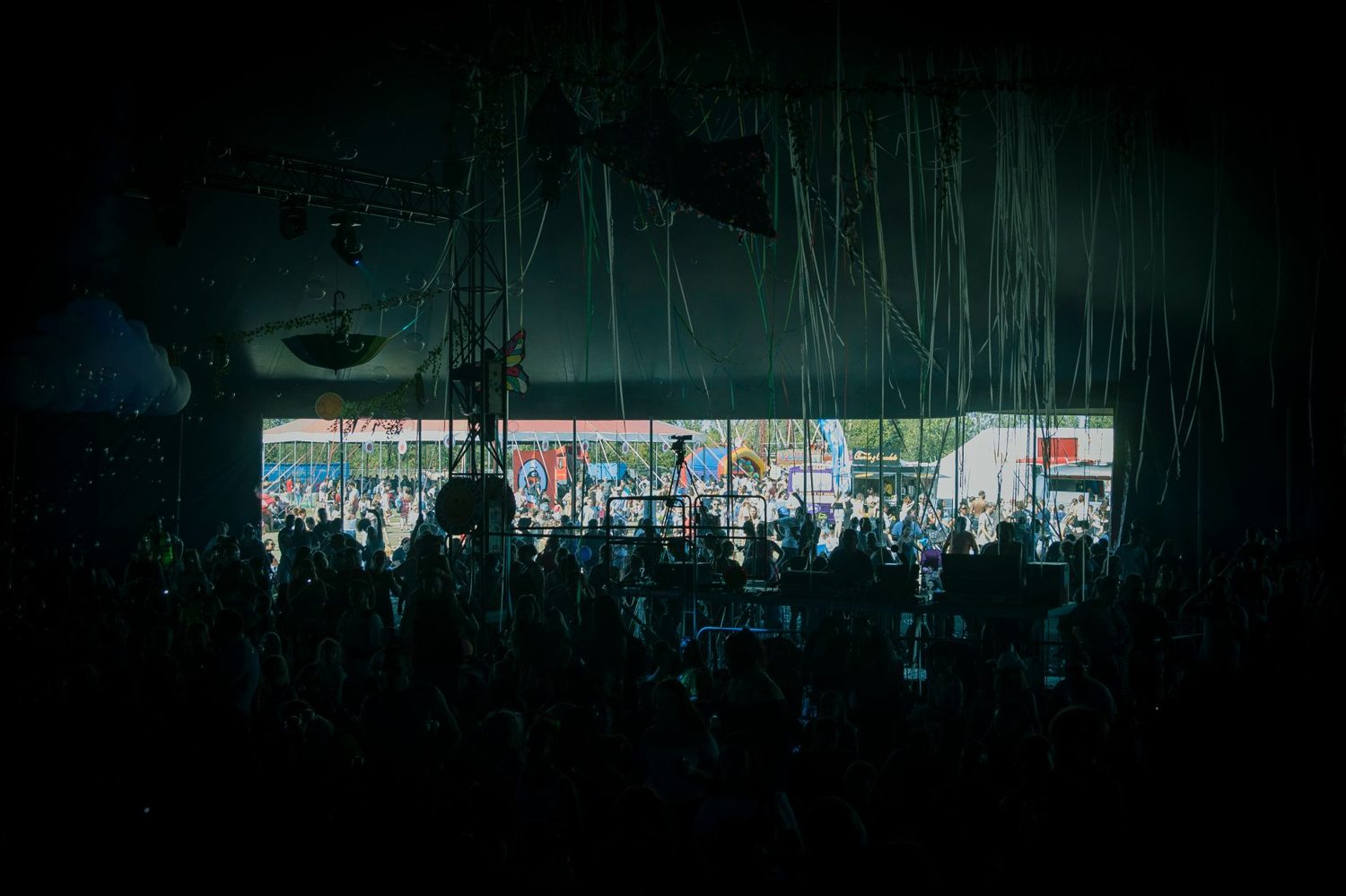 Crowd at an outdoor summer music festival near Auckland