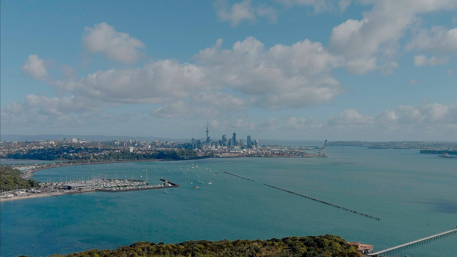 Fast ferry to Waiheke Island departing Auckland