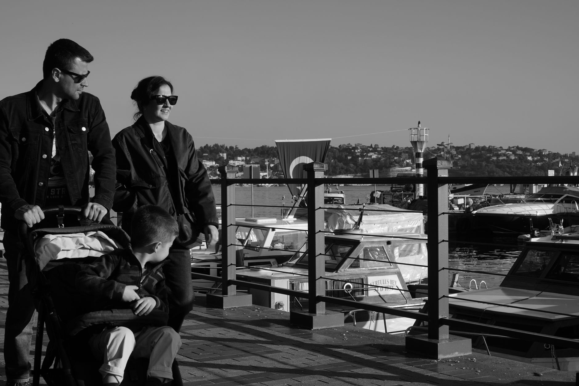 A pram on the Auckland waterfront path